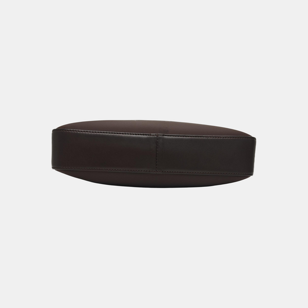 Fabric Top Handle Bag Brown