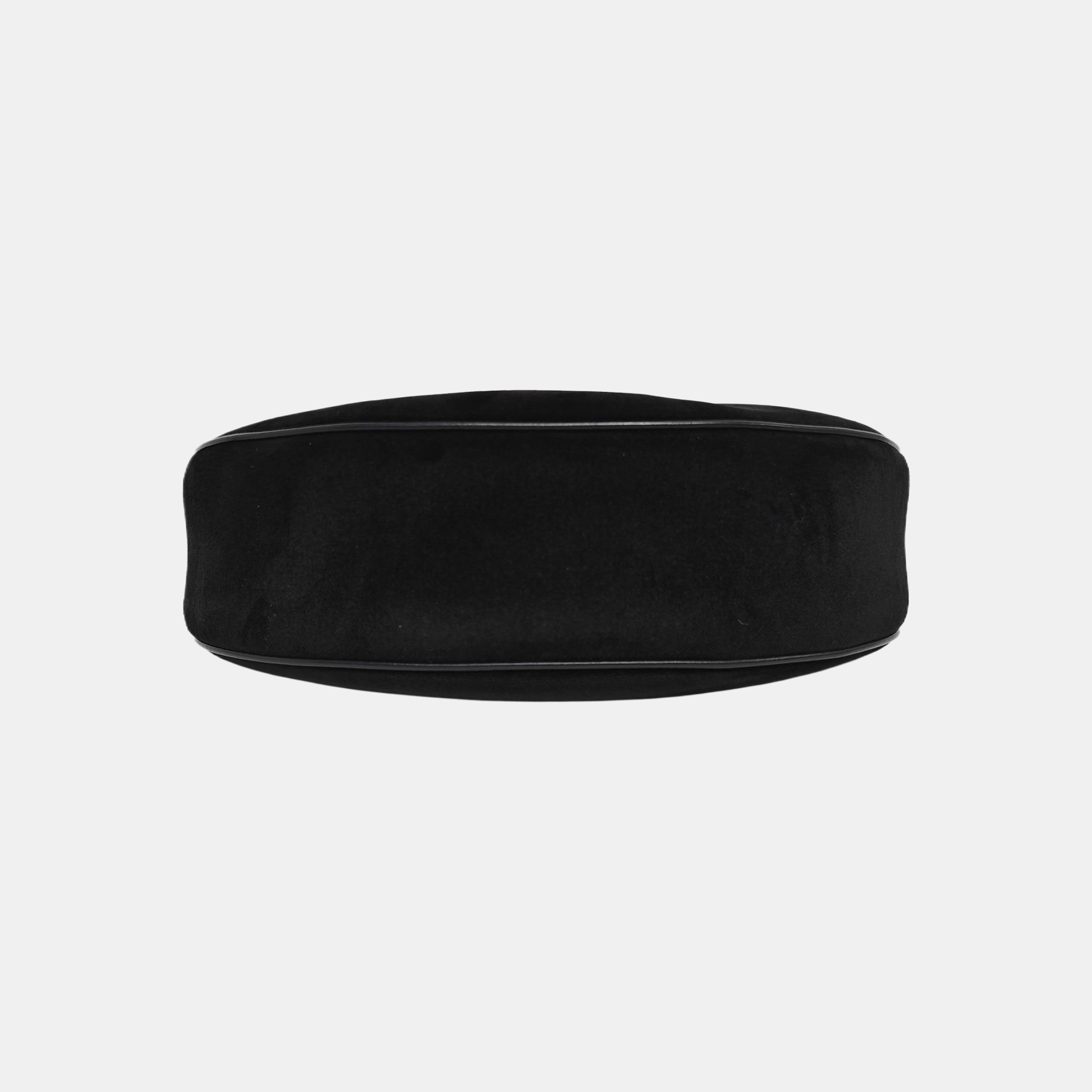 Authenticated pre-owned  AVA Velvet Black - Top Handle Bag at Looply