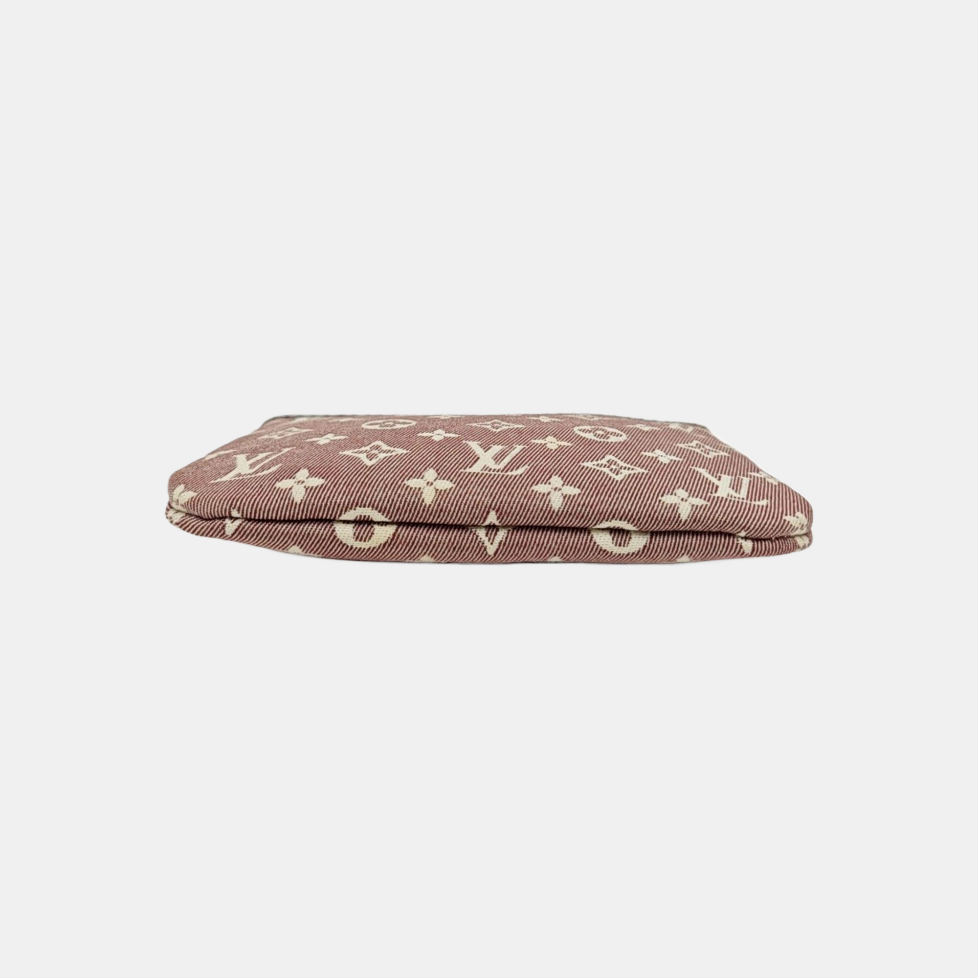 Monogram Canvas Coin Purse Red