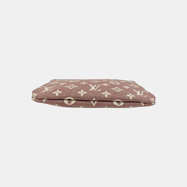 Monogram Canvas Coin Purse Red