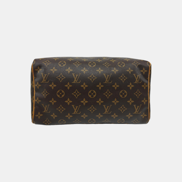 SPEEDY 30 Monogram Coated Canvas Brown