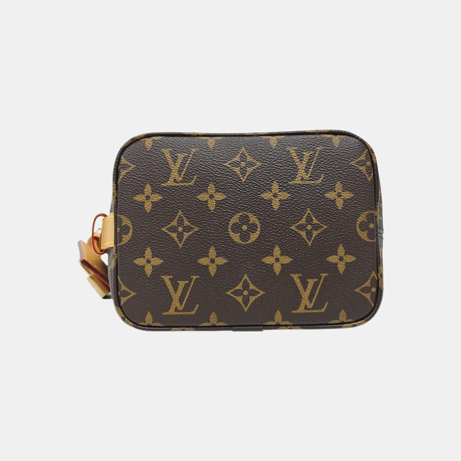 ALL IN BB Monogram Coated Canvas Brown