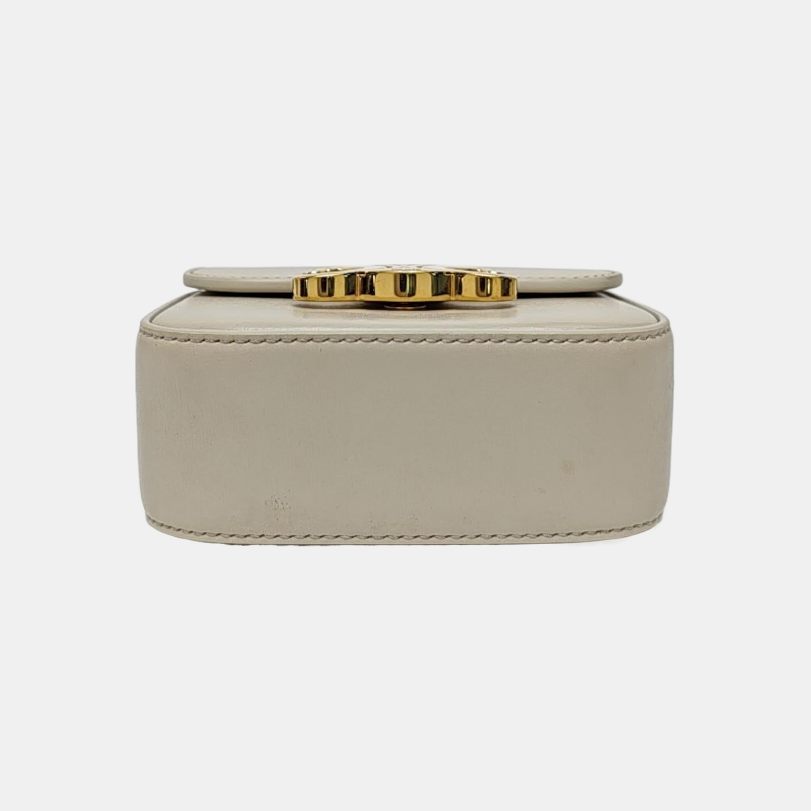 TRIOMPHE Mini Calfskin Beige