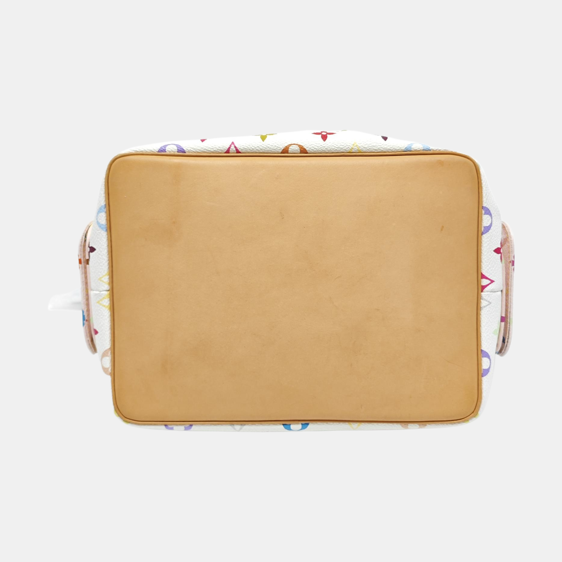 LV × TM NÉONOÉ MM Monogram Coated Canvas White