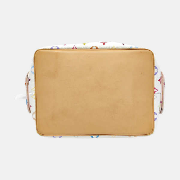 LV × TM NÉONOÉ MM Monogram Coated Canvas White