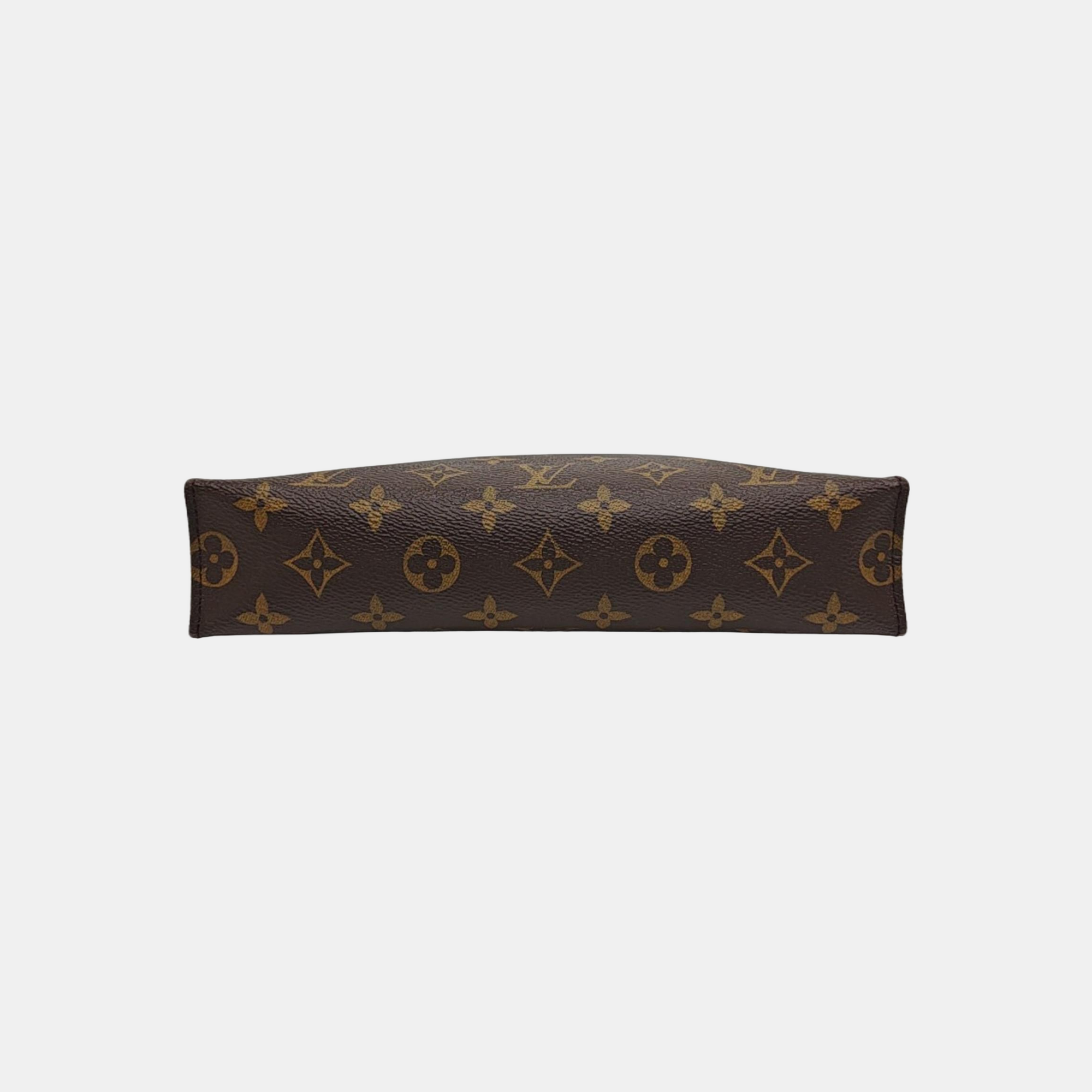 TOILET POCKET 26 Monogram Coated Canvas Brown