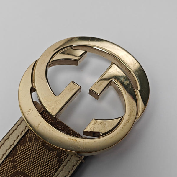Fabric Belt Beige