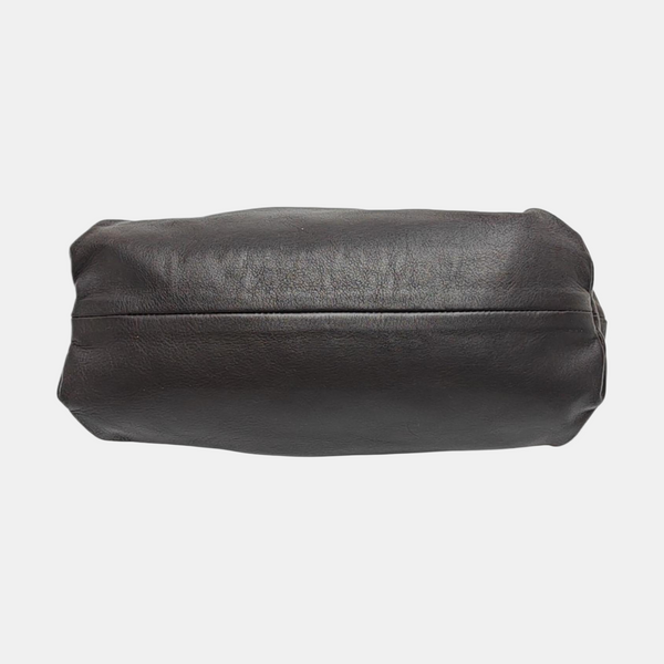 The Pouch Mini Calfskin Brown