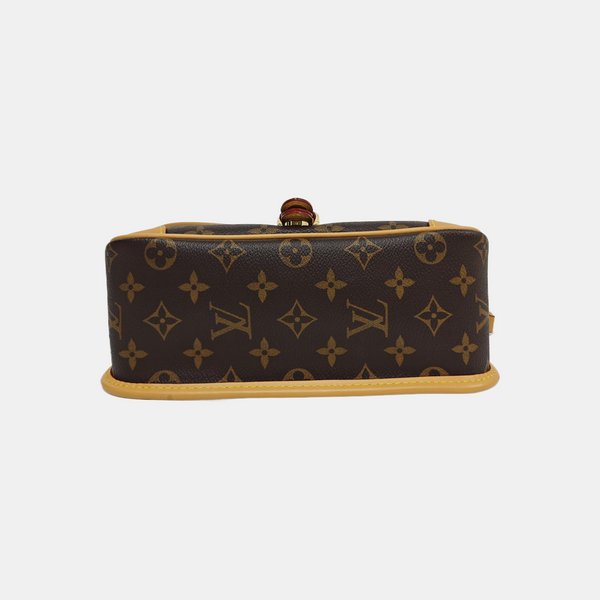 DIANE Monogram Coated Canvas Brown