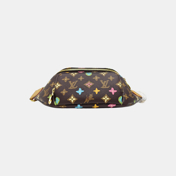 RUSH Monogram Coated Canvas Brown