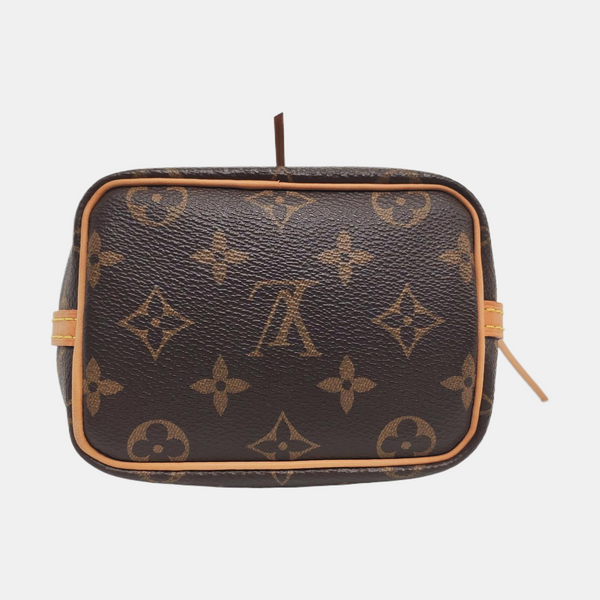 NÉONOÉ Nano Monogram Coated Canvas Brown