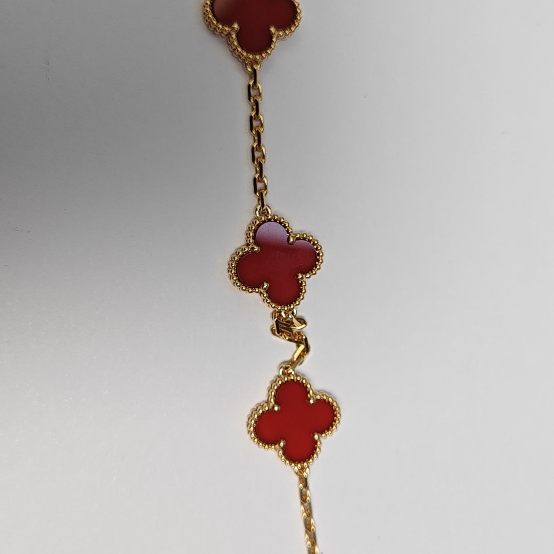 Vintage Alhambra 18k Gold Bracelet