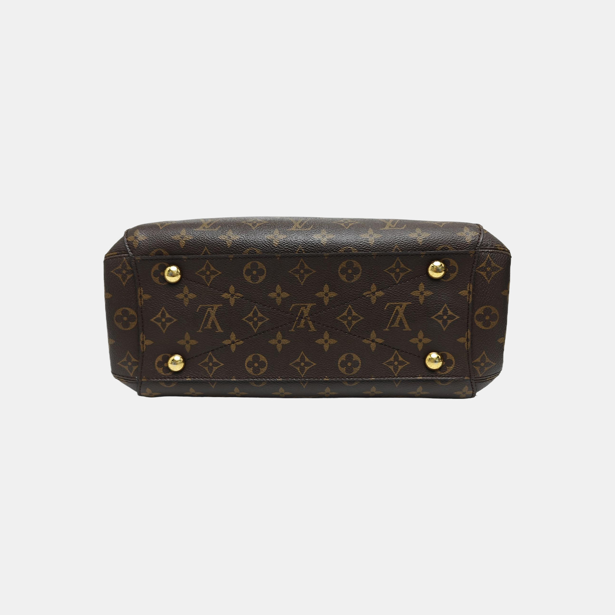 MONTAIGNE Monogram Coated Canvas Brown