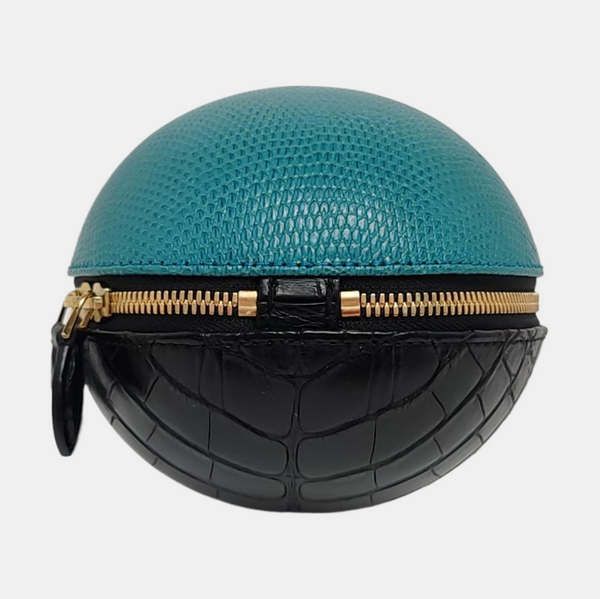 Python Shoulder Bag Blue