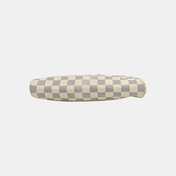 EVA Damier Azur Coated Canvas White