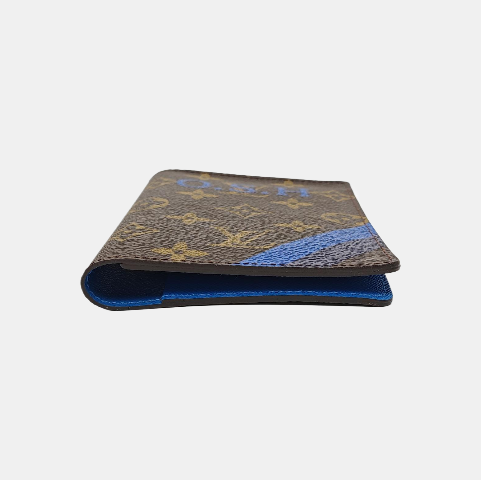 Monogram Coated Canvas Wallet Brown