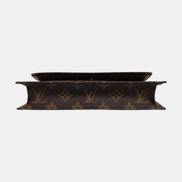 POCHETTE RABAT Monogram Coated Canvas Brown
