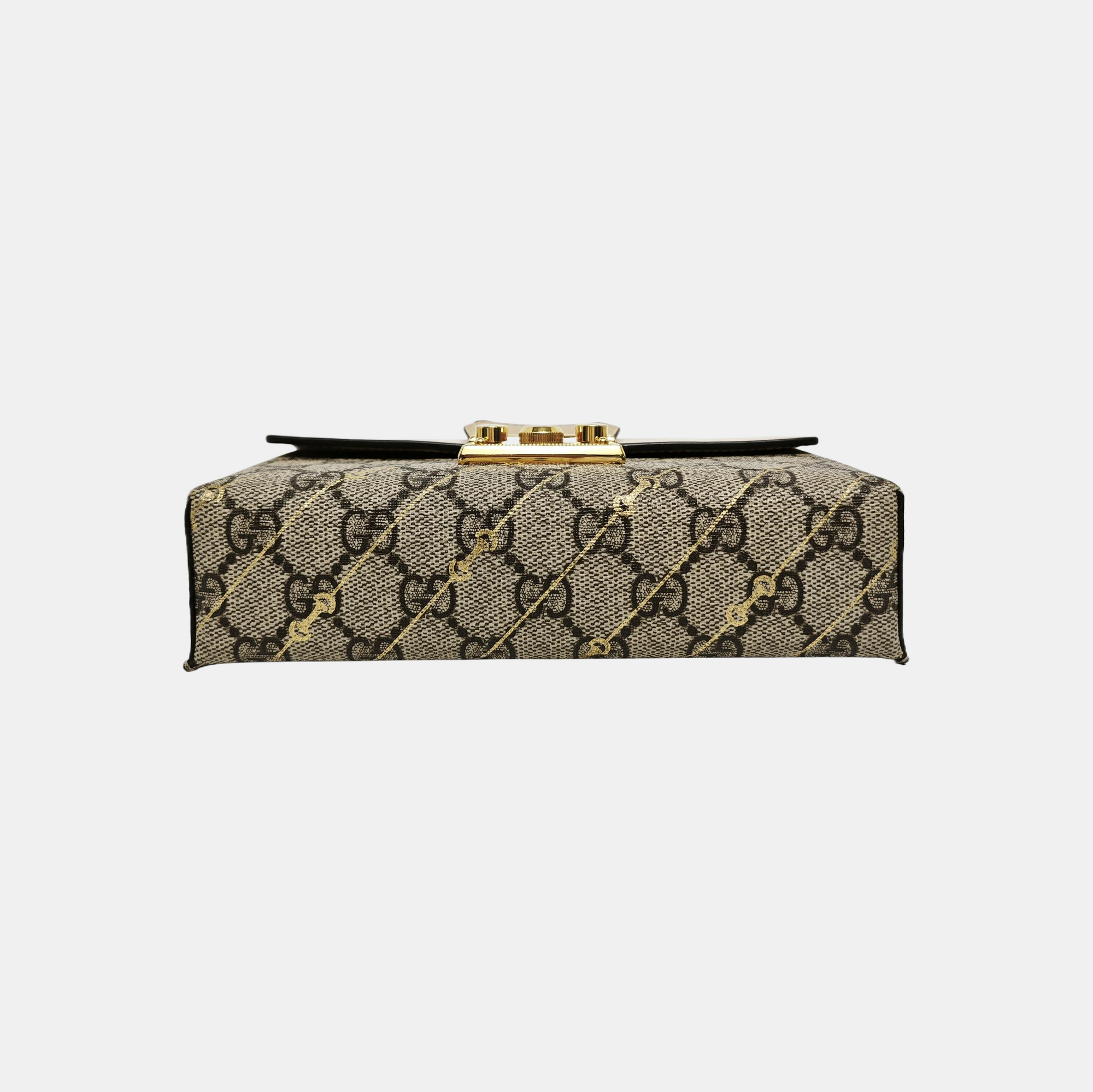Authenticated pre-owned  Padlock Mini Monogram Canvas Beige - Shoulder Bag at Looply