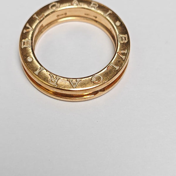 B.ZERO1 18k Rose Gold Ring EU 50
