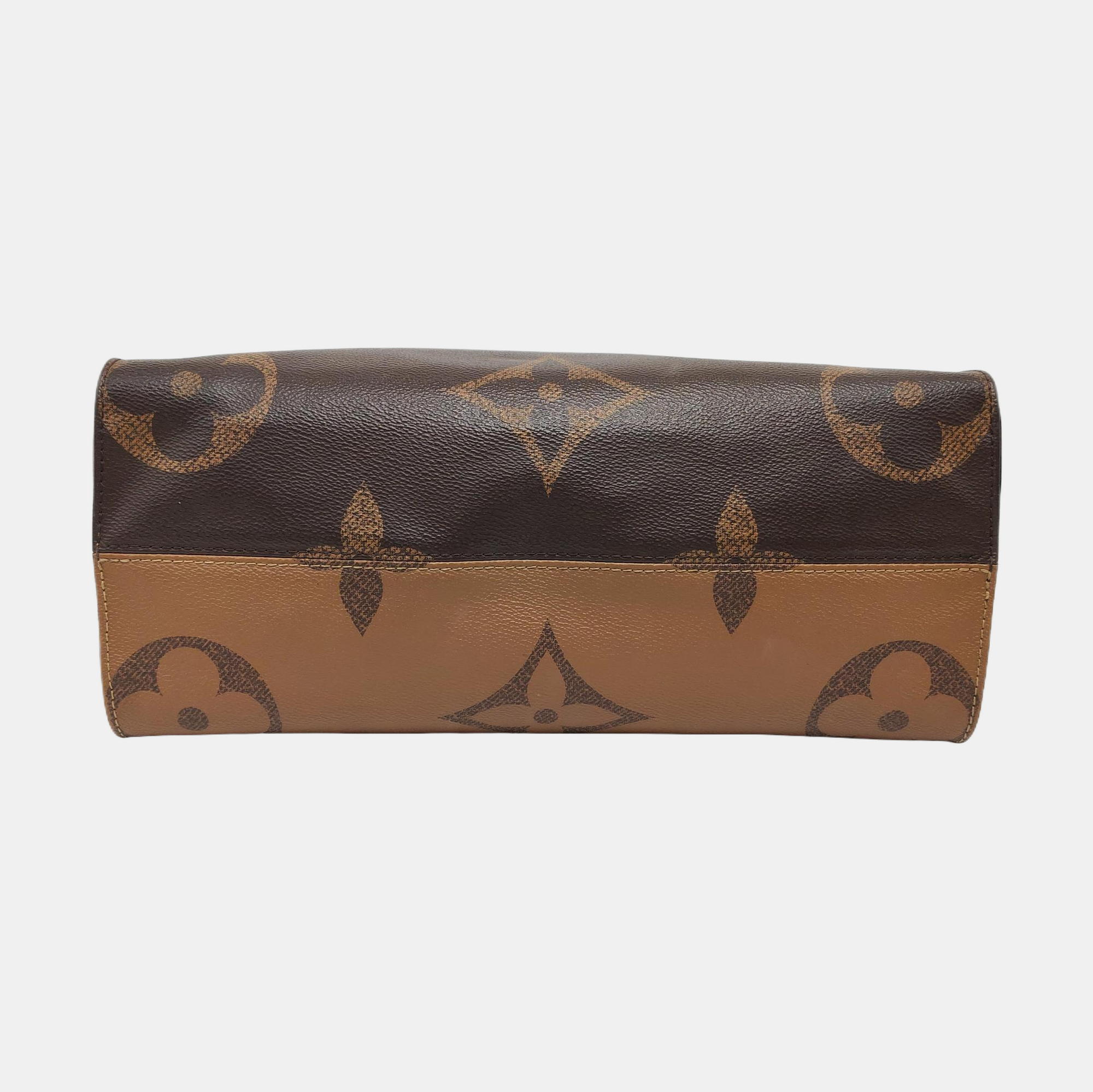 ONTHEGO MM Monogram Coated Canvas Brown