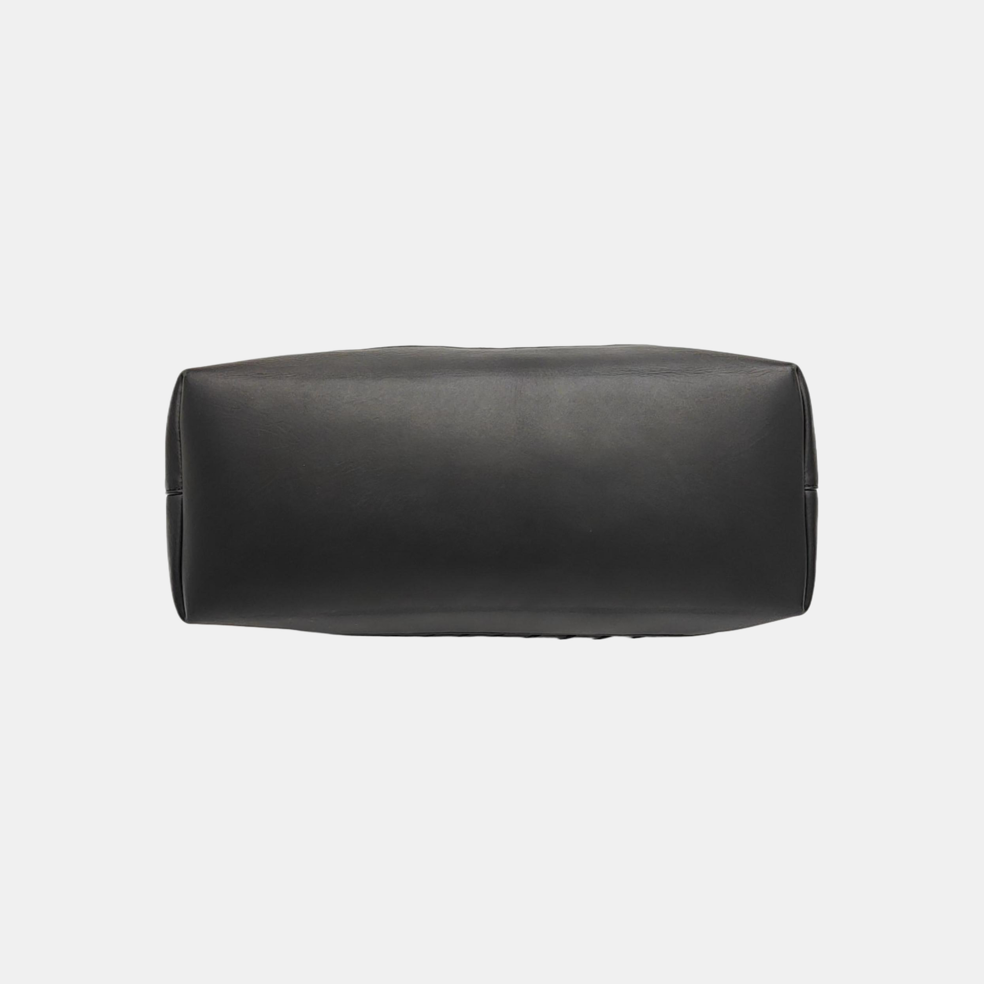 Calfskin Shoulder Bag Black
