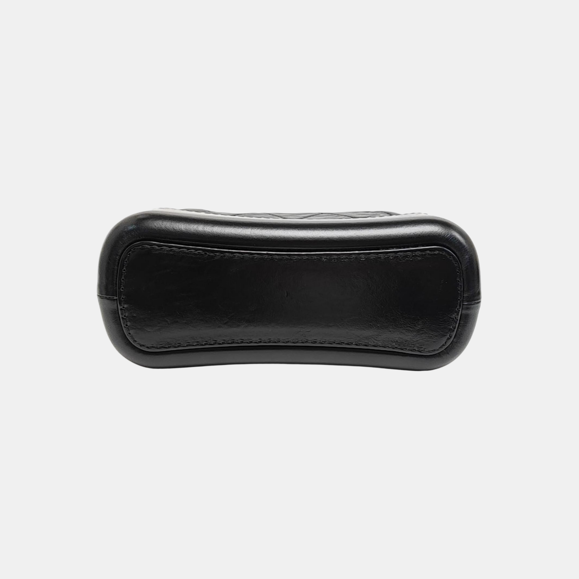 GABRIELLE Small Quilted Calfskin Black