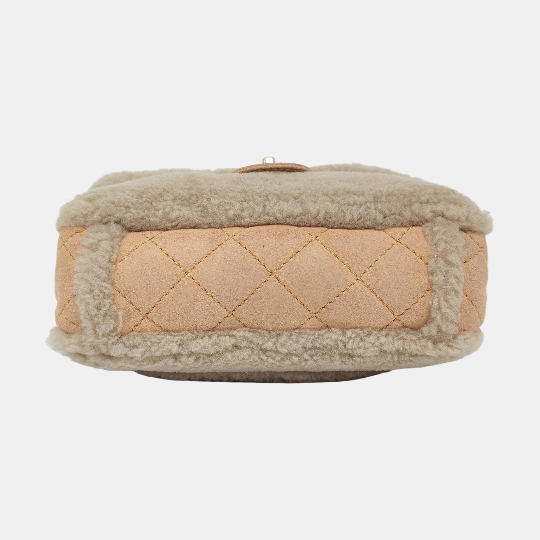 CLASSIC FLAP Small Sheepskin Gray
