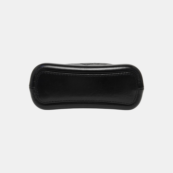 GABRIELLE Small Quilted Calfskin Black