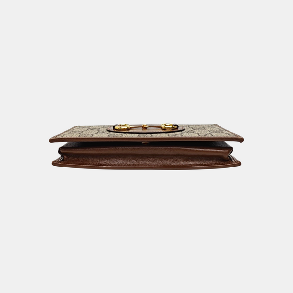 Horsebit 1955 WOC Monogram Coated Canvas Beige
