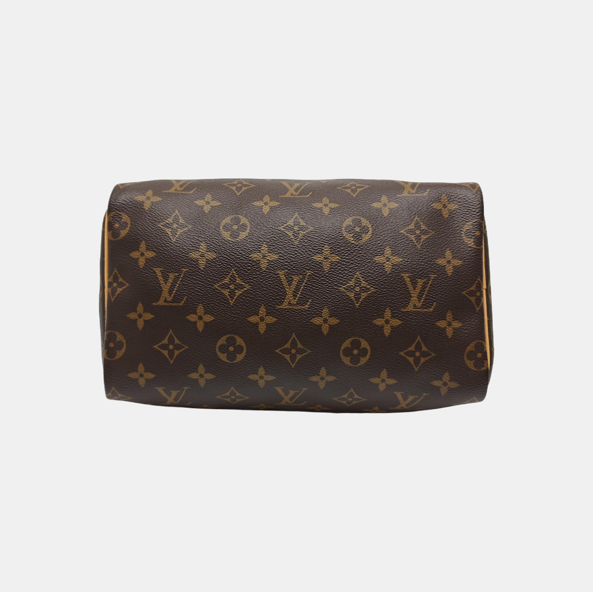 SPEEDY 25 Monogram Coated Canvas Brown