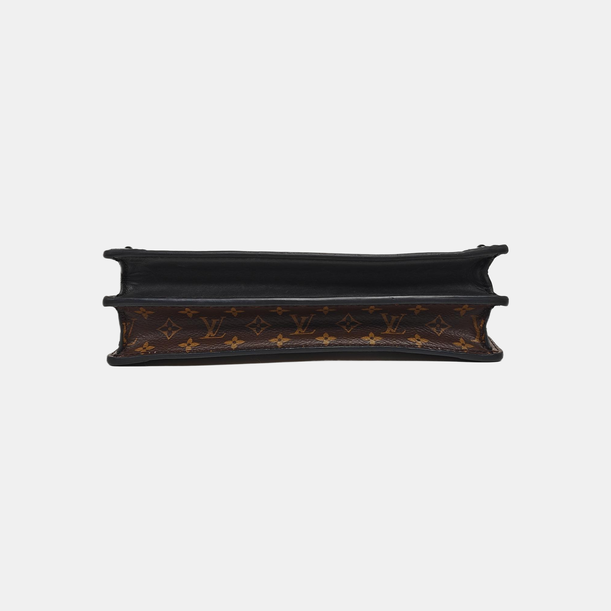 TRUNK Monogram Coated Canvas Brown