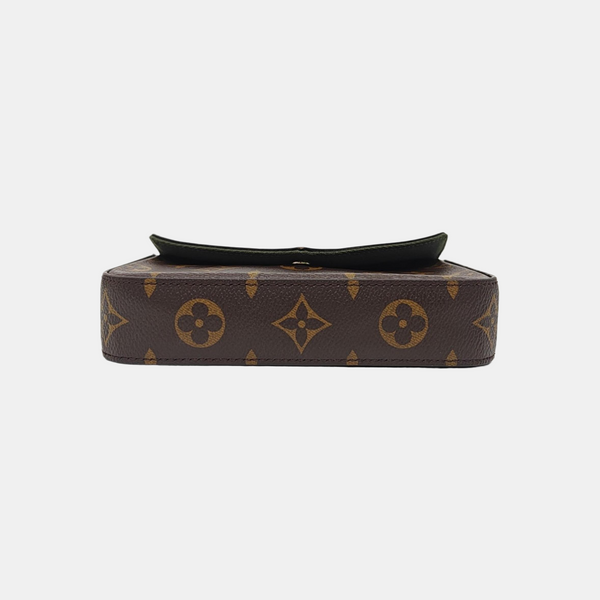FÉLICIE Monogram Coated Canvas Brown
