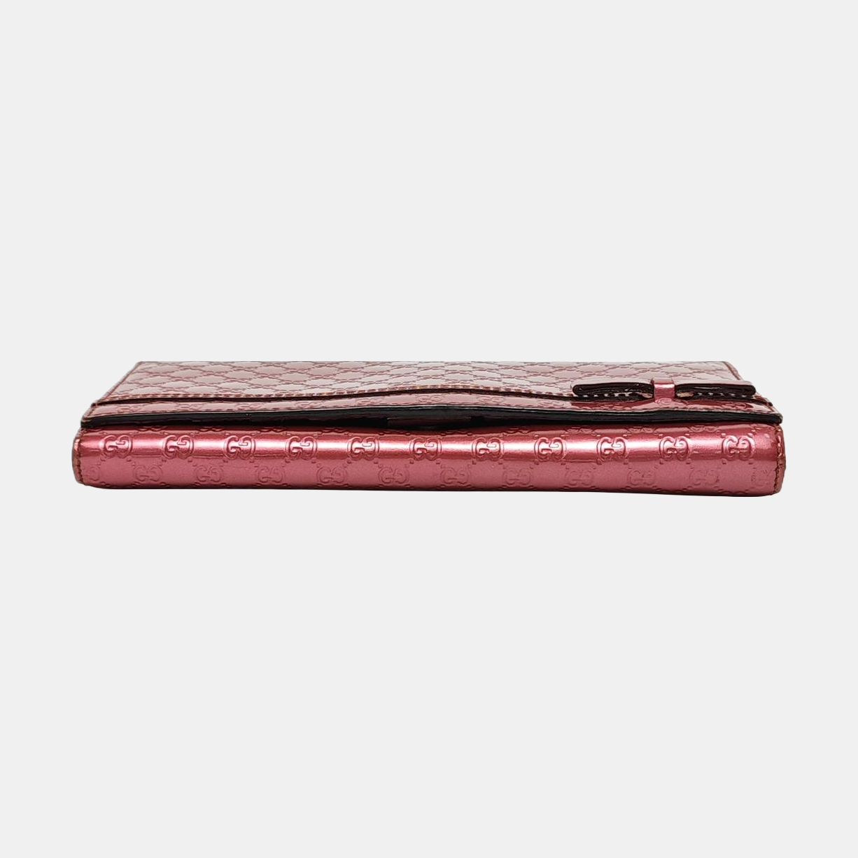 Monogram Patent Leather Wallet Pink
