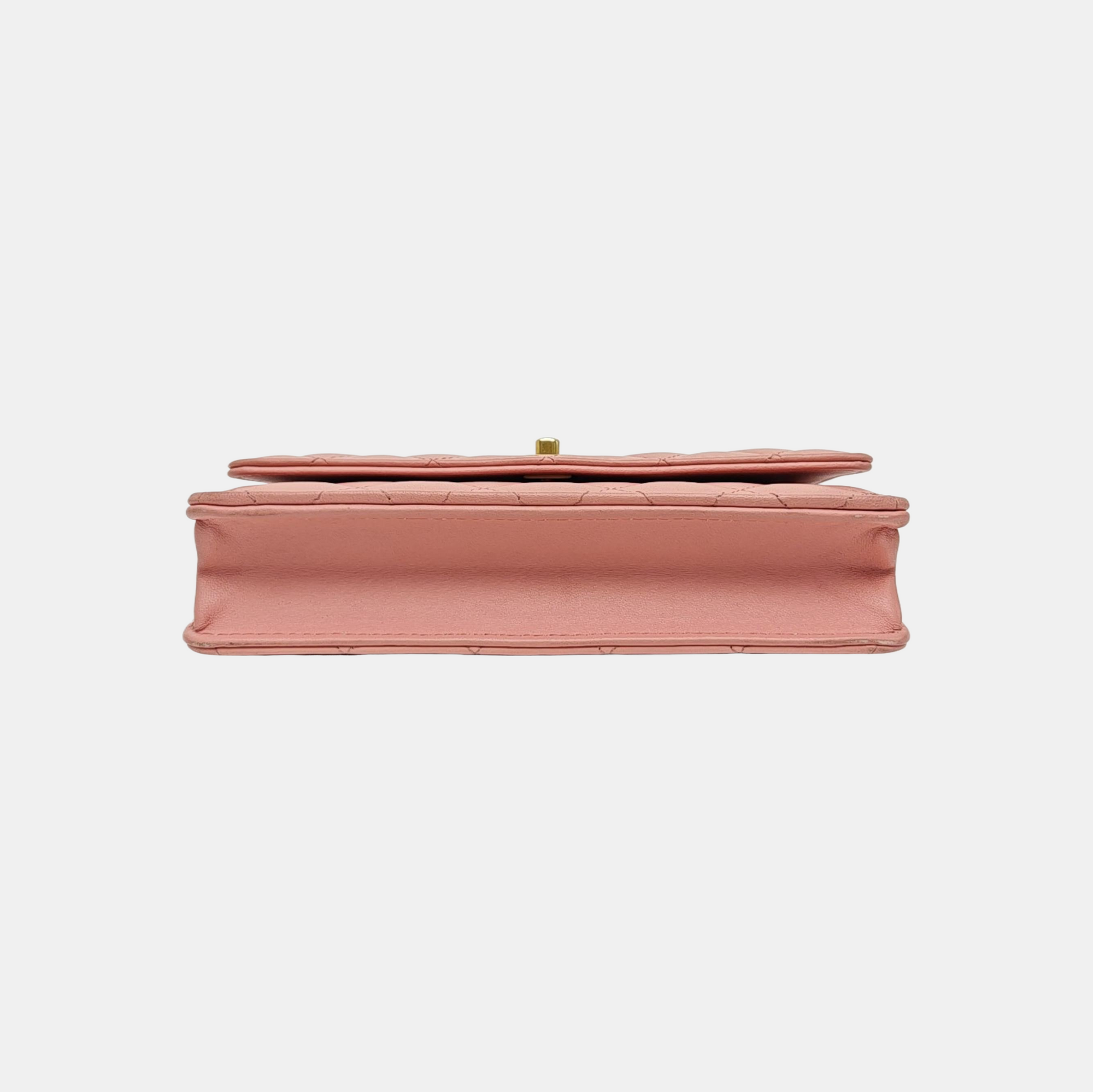 TRENDY CC Quilted Lambskin Pink