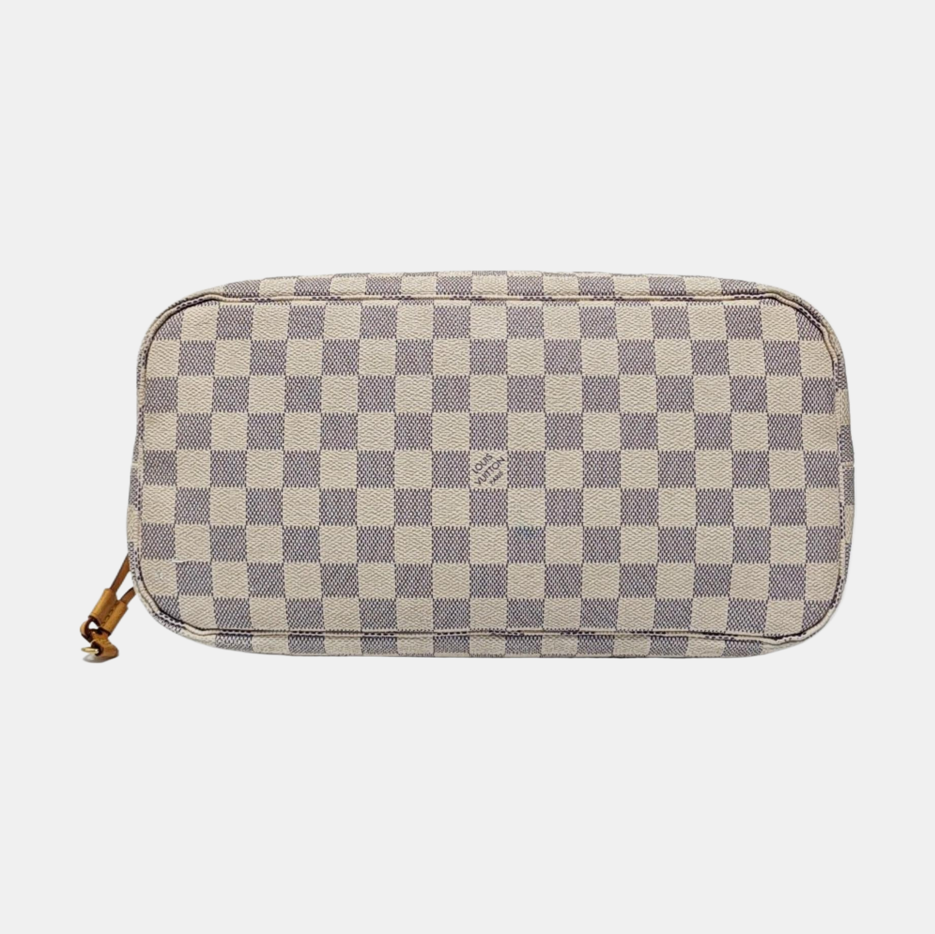 NEVERFULL MM Damier Azur Coated Canvas White