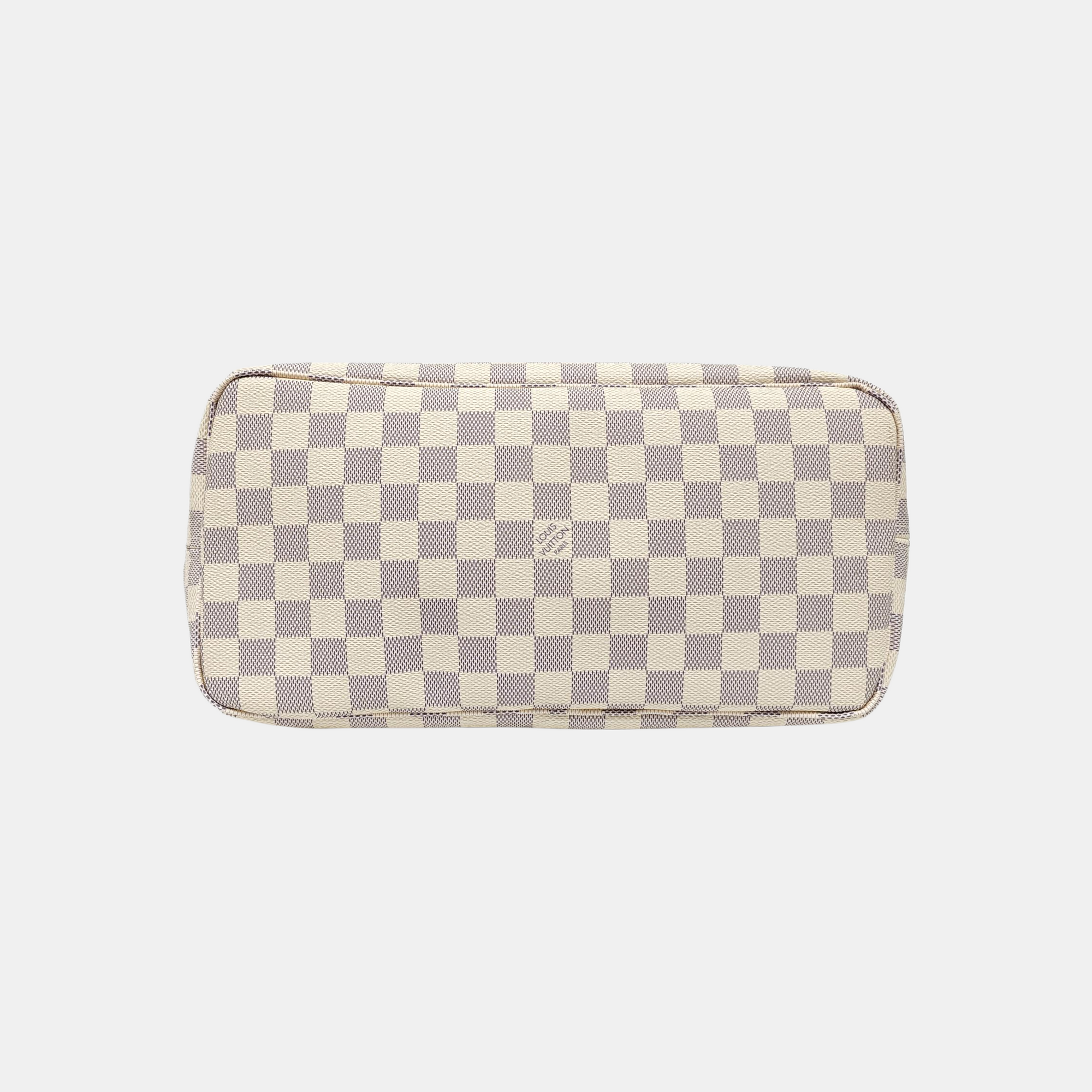 NEVERFULL MM Damier Azur Coated Canvas White