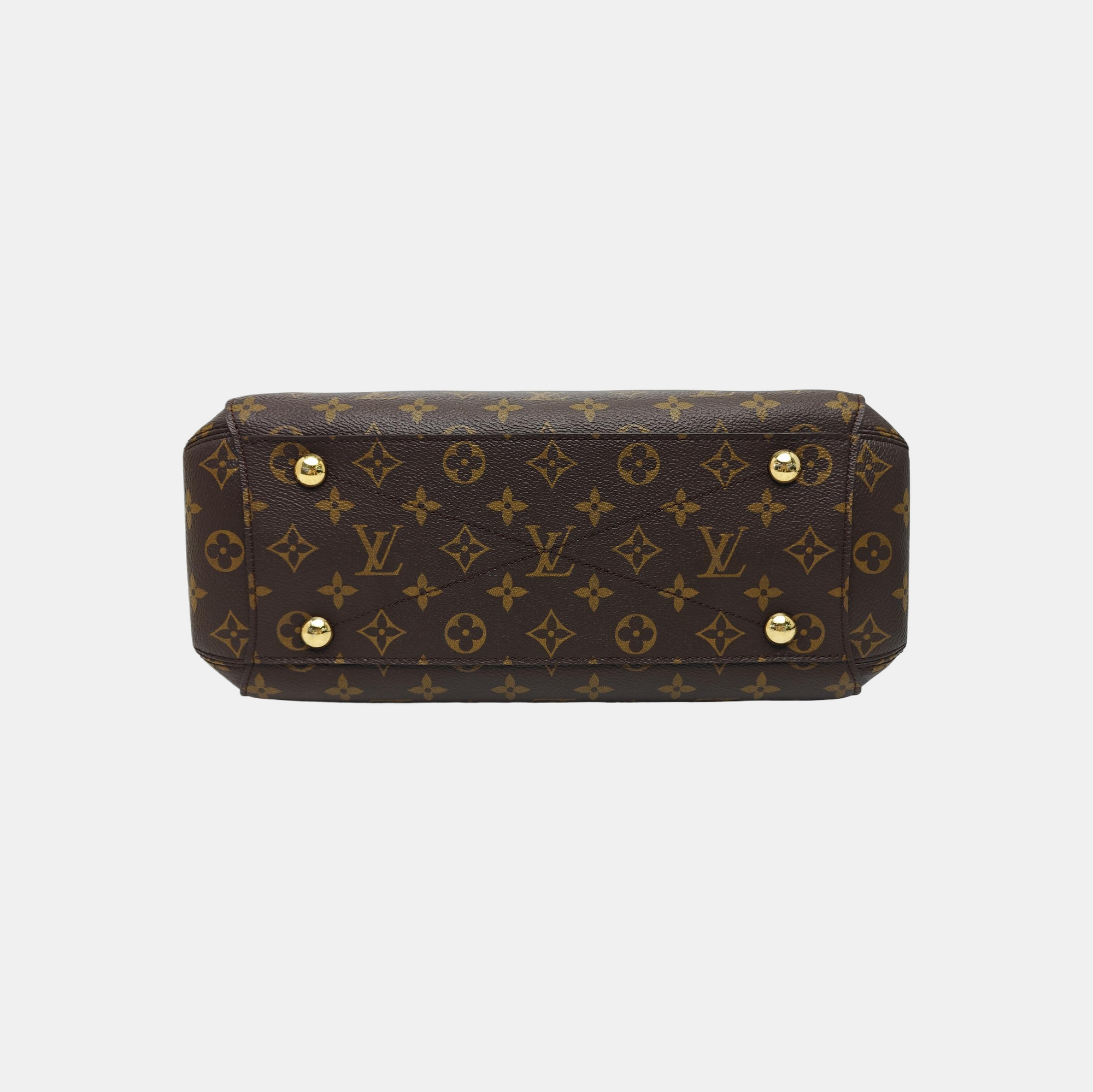 MONTAIGNE Monogram Coated Canvas Brown