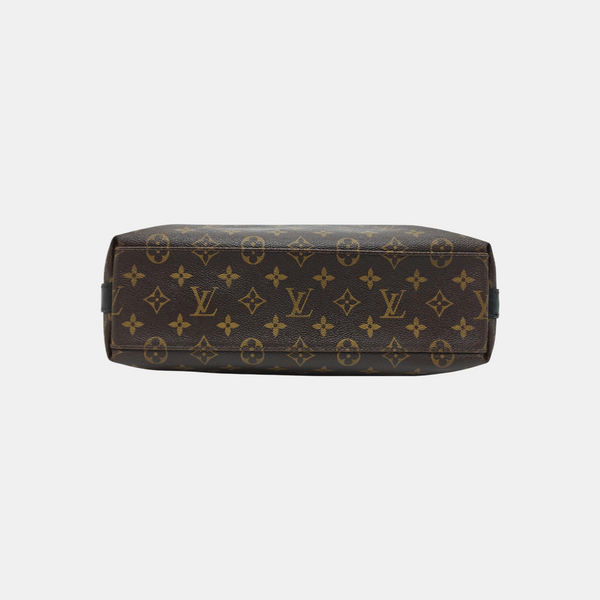 KITAN Monogram Coated Canvas Brown