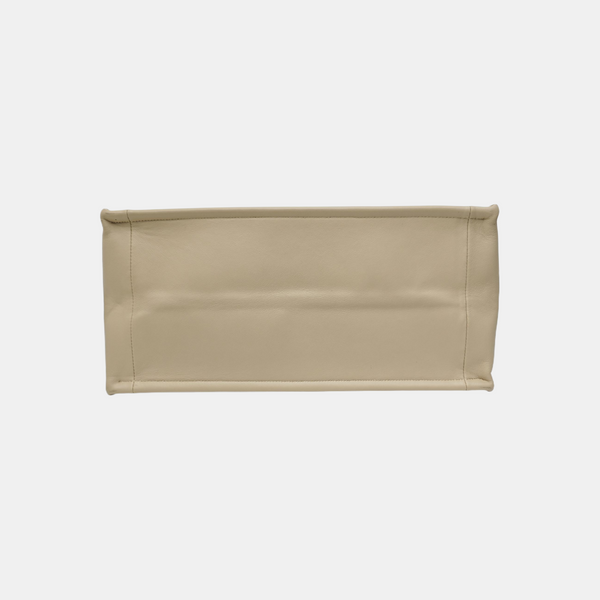 Book Tote Medium Cannage Calfskin Beige