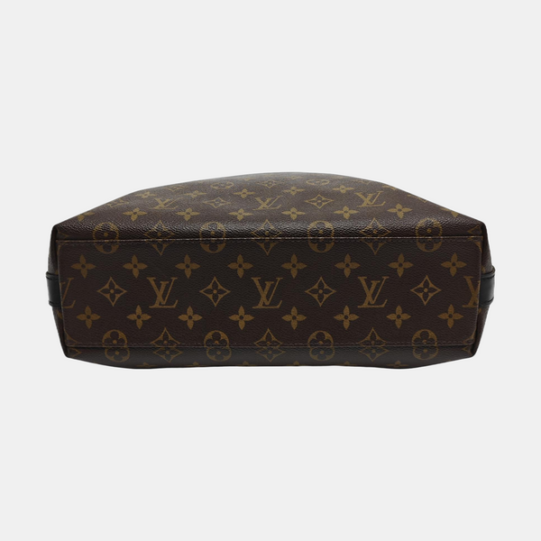 KITAN Monogram Coated Canvas Brown
