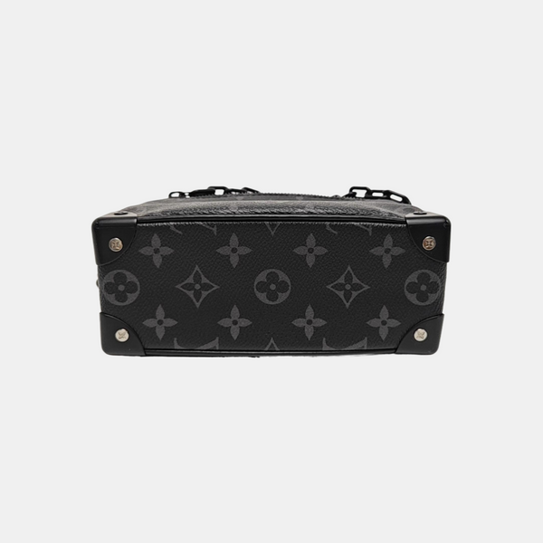 SOFT TRUNK Mini Monogram Coated Canvas Black