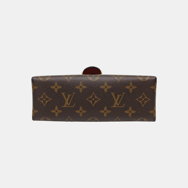 LOCKY BB Monogram Coated Canvas Red