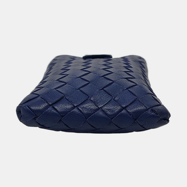 Calfskin Coin Purse Blue