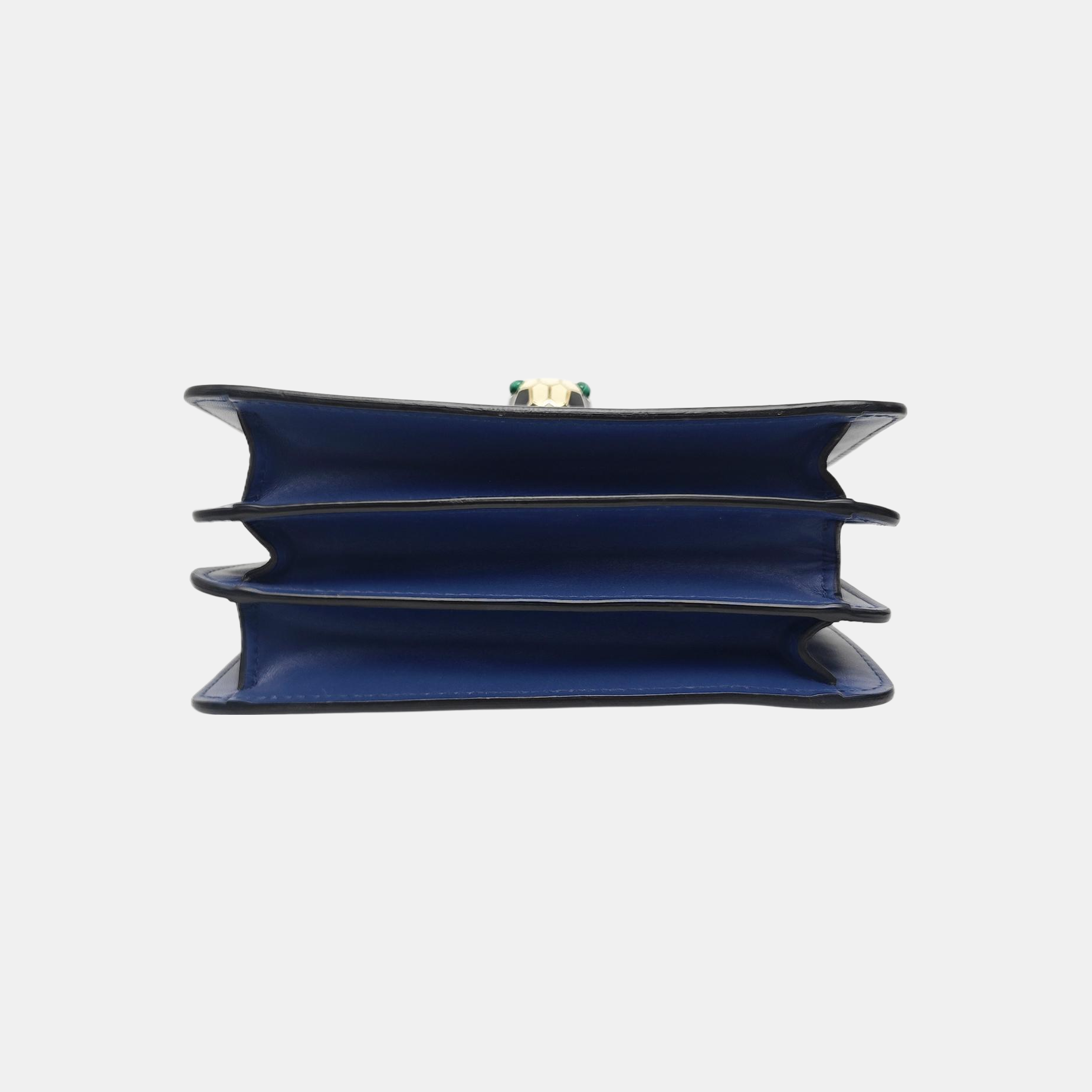 SERPENTI FOREVER Small Quilted Calfskin Blue