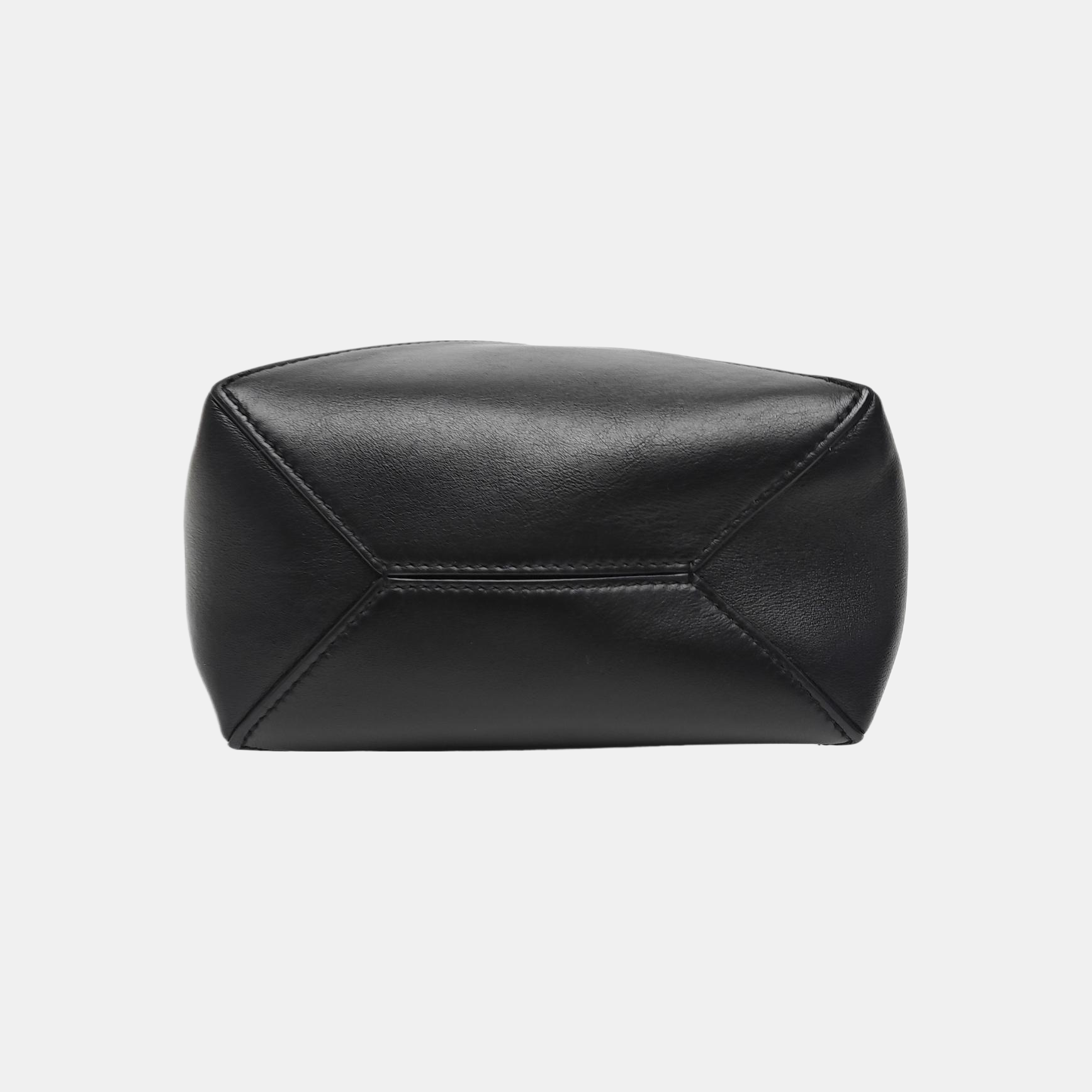 Puzzle Fold Mini Calfskin Black