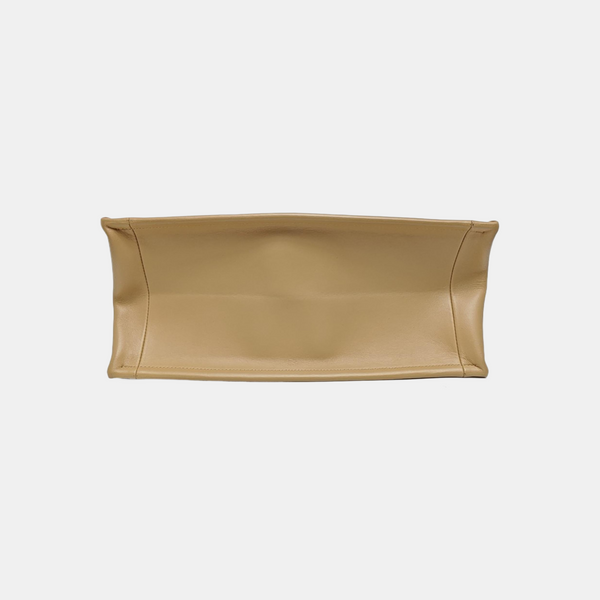 Book Tote Medium Oblique Canvas White