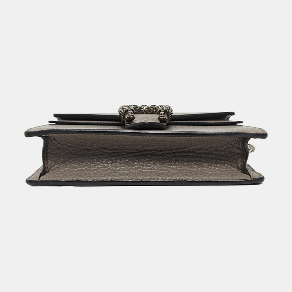 Authenticated pre-owned  Dionysus Super Mini Calfskin Grey - Shoulder Bag at Looply