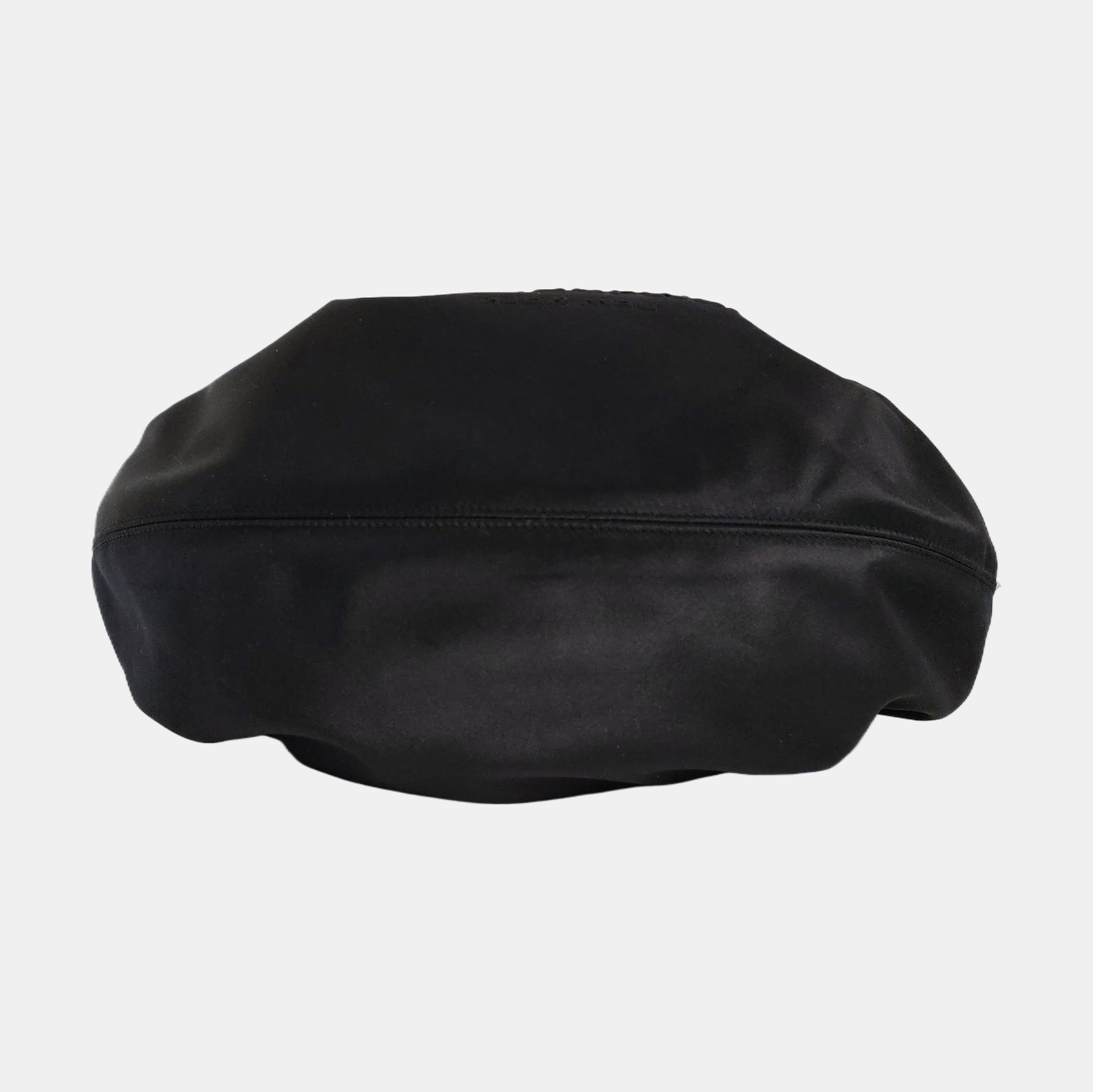 Fabric Top Handle Bag Small Black