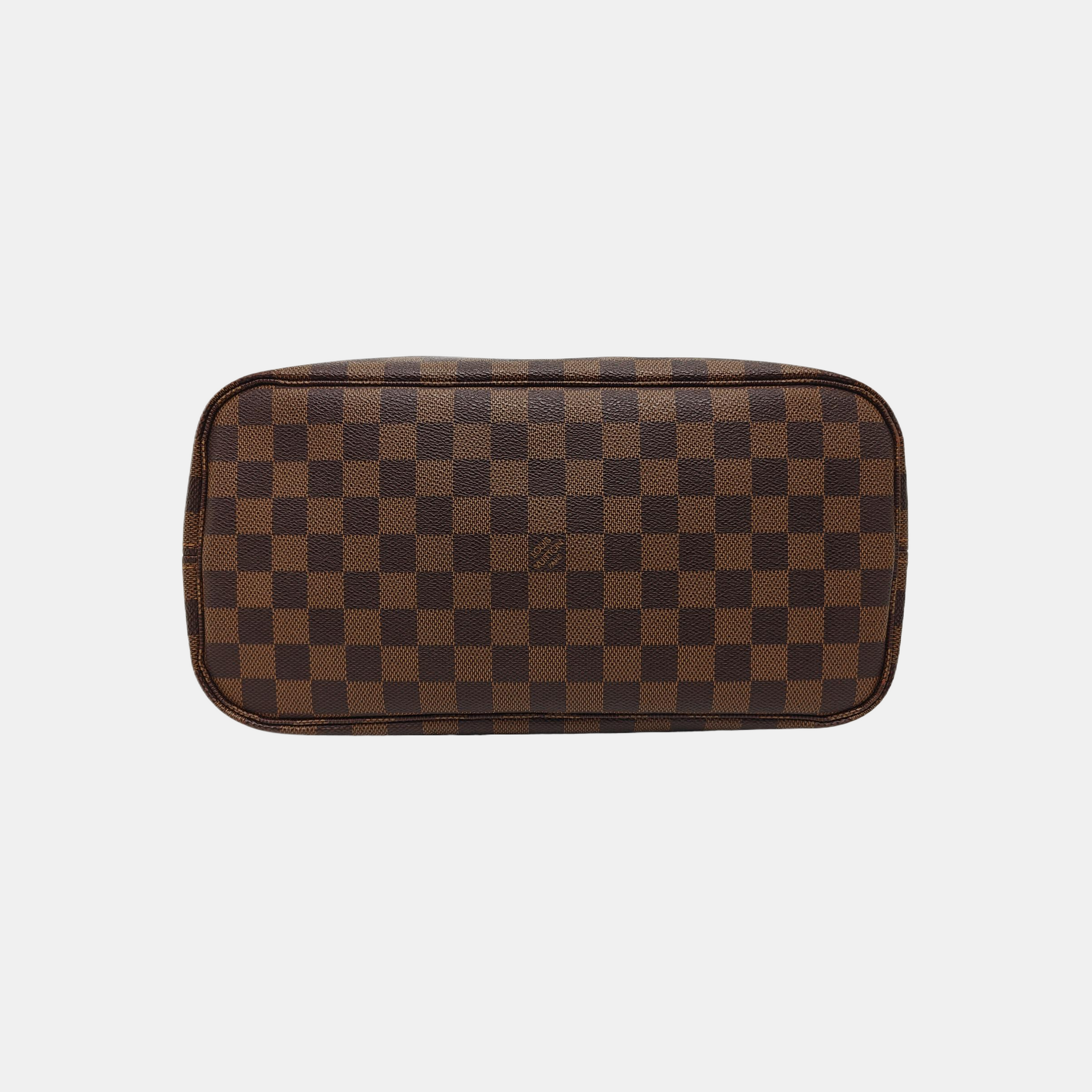 NEVERFULL MM Damier Ebene Coated Canvas Brown