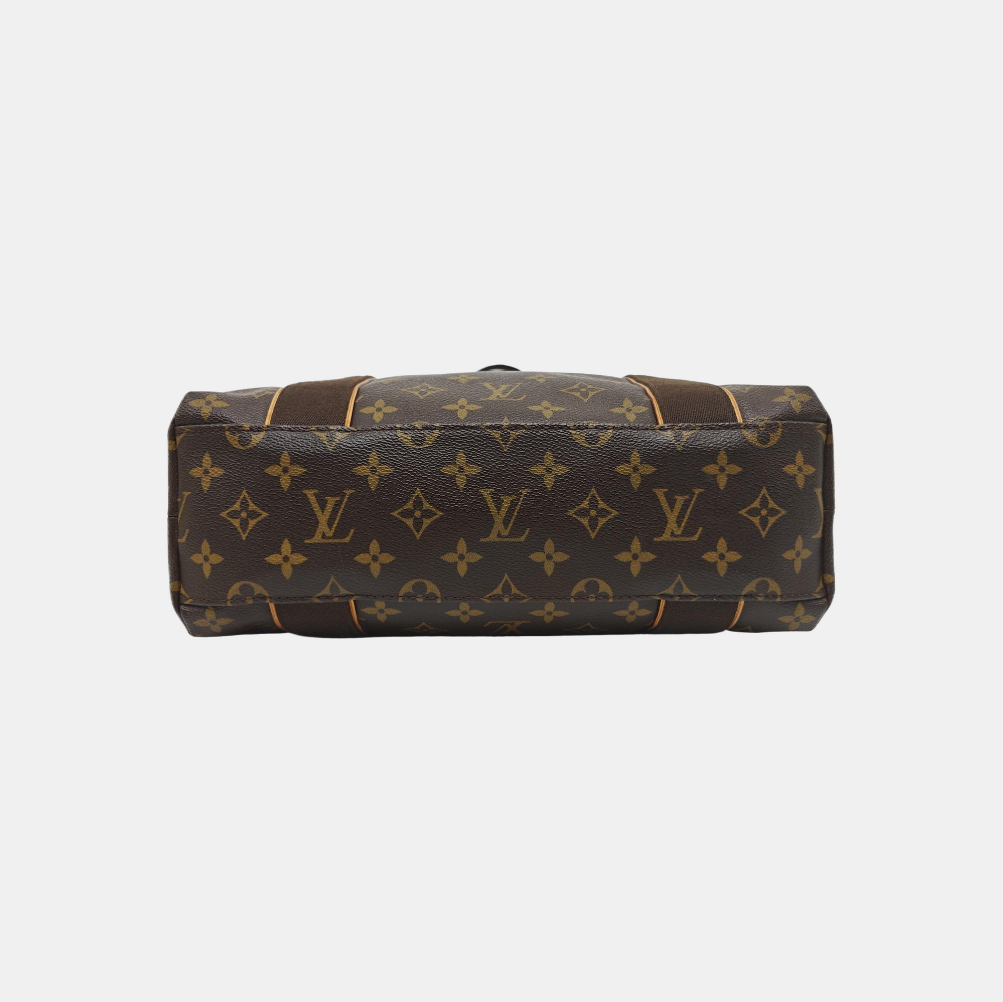 VINTAGE BEAUBOURG Monogram Coated Canvas Brown